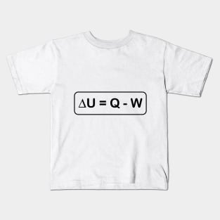 first law of thermodynamics formula Kids T-Shirt